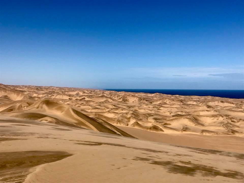 A picture taken of the dune landscapes during Sandwich Harbour Tours with Armand Basson